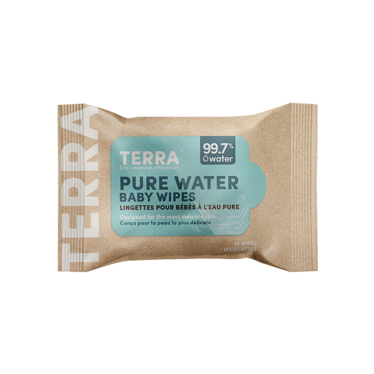 Terra Bamboo Baby Wipes - 10 pack