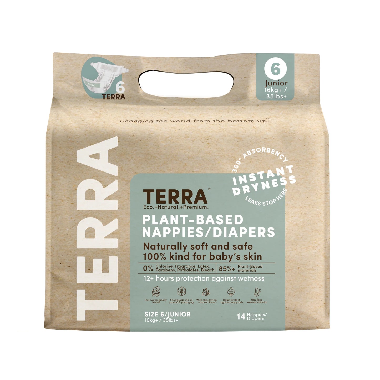 Terra Plant-Based Eco Premium Nappies