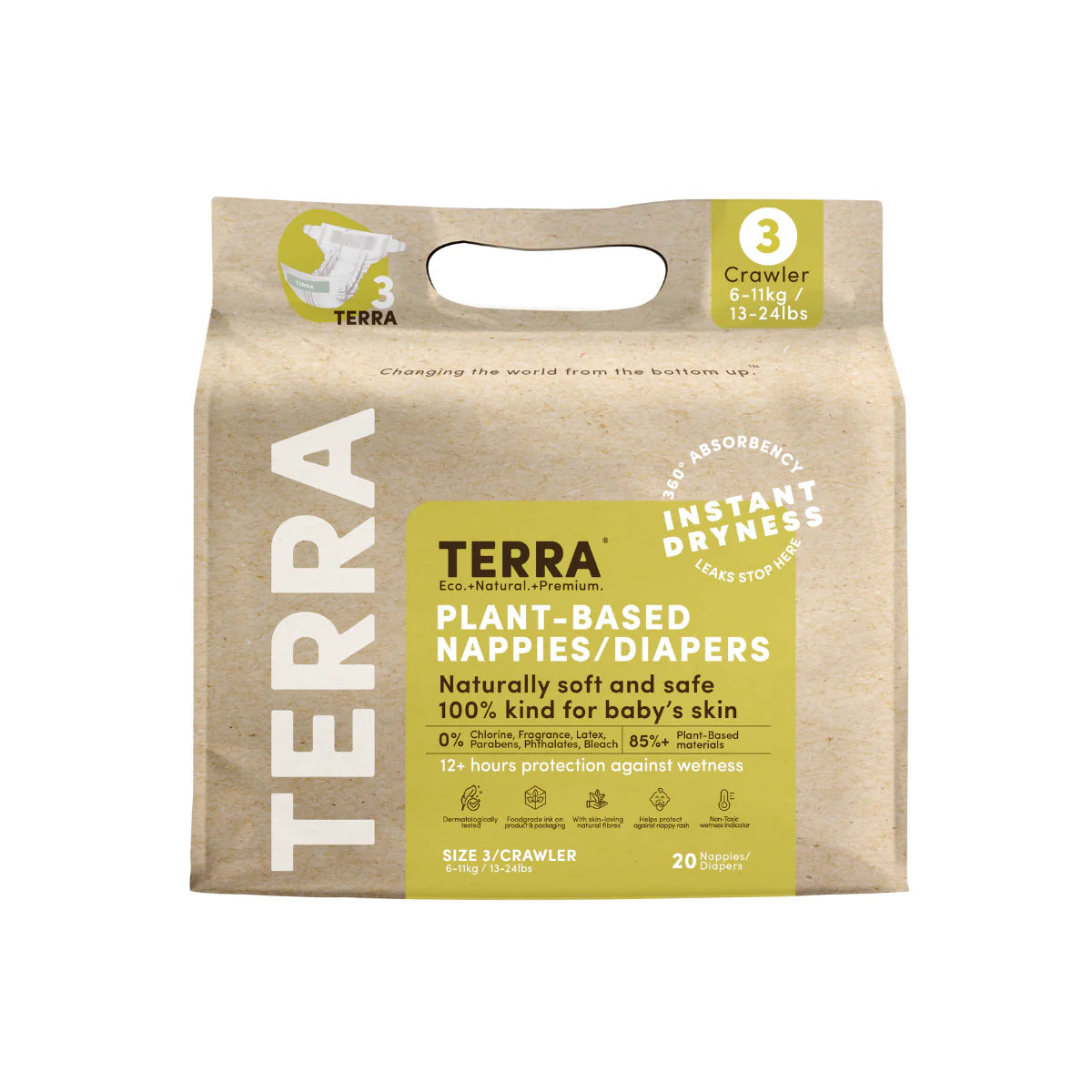 Terra Plant-Based Eco Premium Nappies