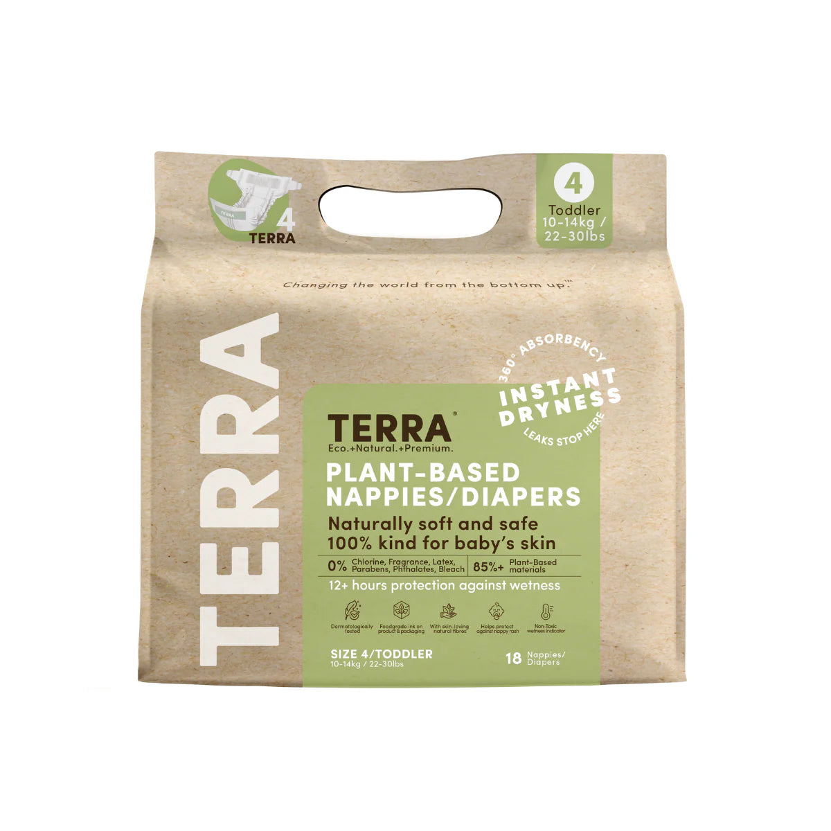Terra Plant-Based Eco Premium Nappies