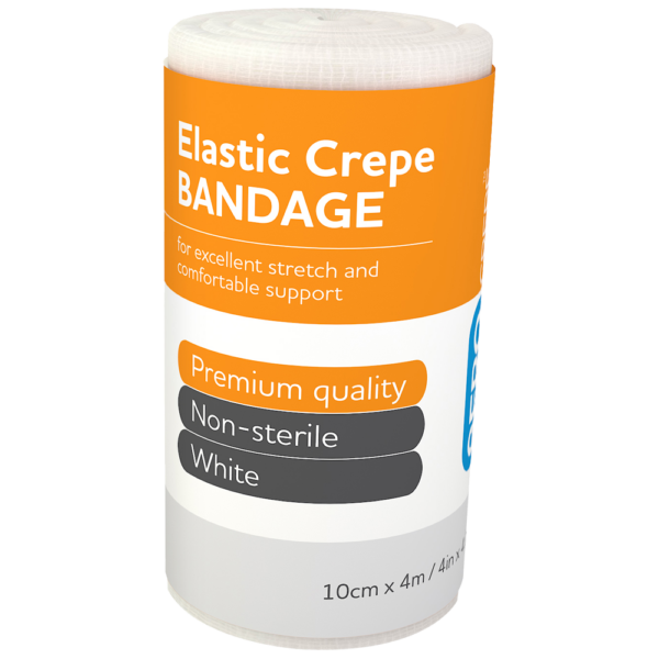 AEROCREPE Elastic Crepe Bandage 10cm x 4M Wrap