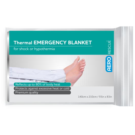 AERORESCUE Thermal Blanket 140 x 210cm Bag