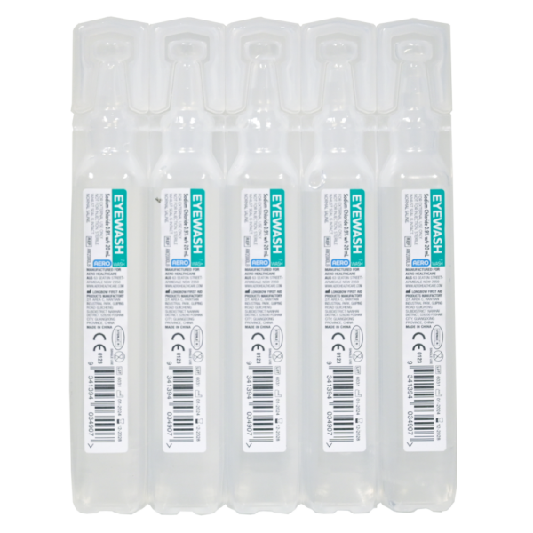 AEROWASH Sodium Chloride Eyewash Ampoule 20ml - Single