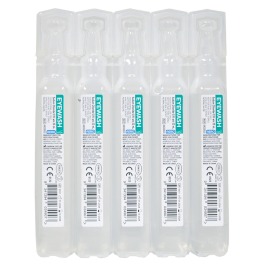 AEROWASH Sodium Chloride Eyewash Ampoule 20ml - Single
