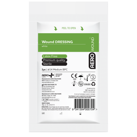 AEROWOUND #14 Wound Dressing 12 x 12cm Bag