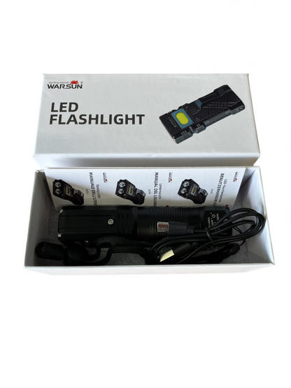 Rechargeable Lithium Power Bank Torch